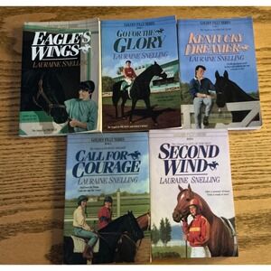 Golden Filly Series Lauraine Snelling Book Lot of 5 Paperback Christian Fiction
